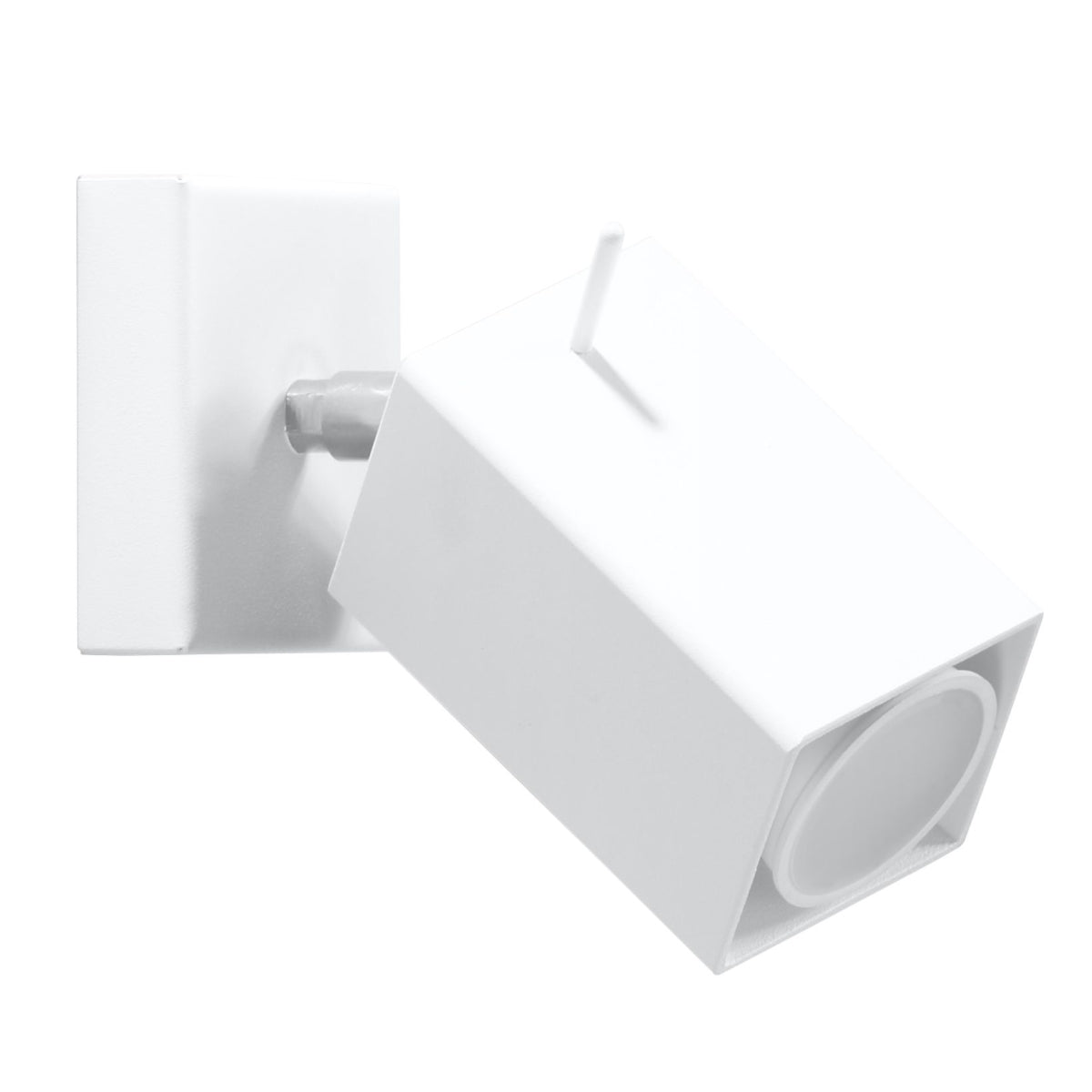 MERIDA Rectangular White Wall Lamp from Sollux Lighting with an adjustable light direction