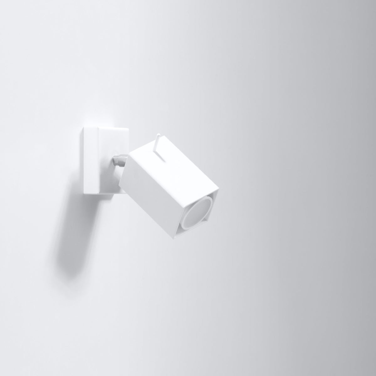 MERIDA Rectangular White Wall Lamp with Adjustable Beam for Modern Interior Lighting