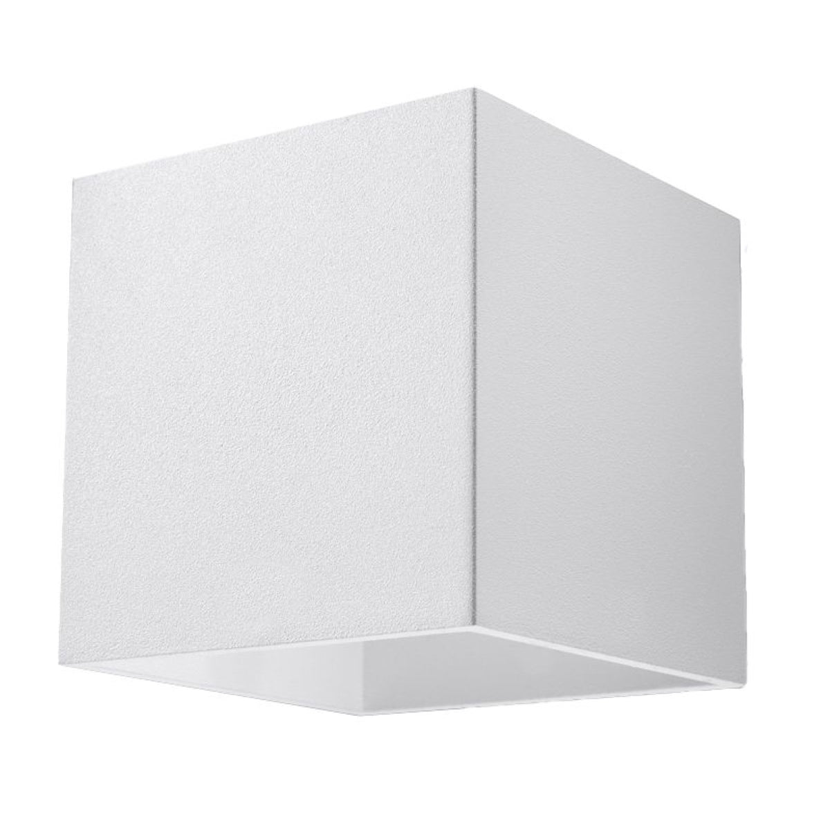Sollux Lighting modern cube white wall lamp with a minimalist square design for contemporary interiors